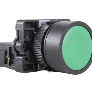 Botão Pulsador Faceado Verde 1NA 22mm P20AFR-G-1A
