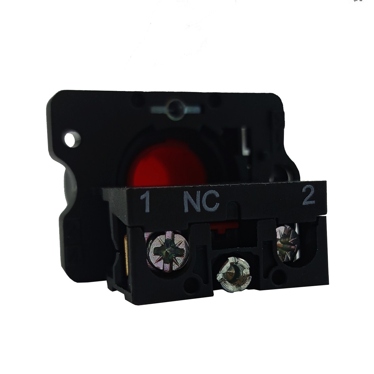 Botão Pulsador Faceado Vermelho 1NF 22mm P20AFR-R-1B - Imagem 3