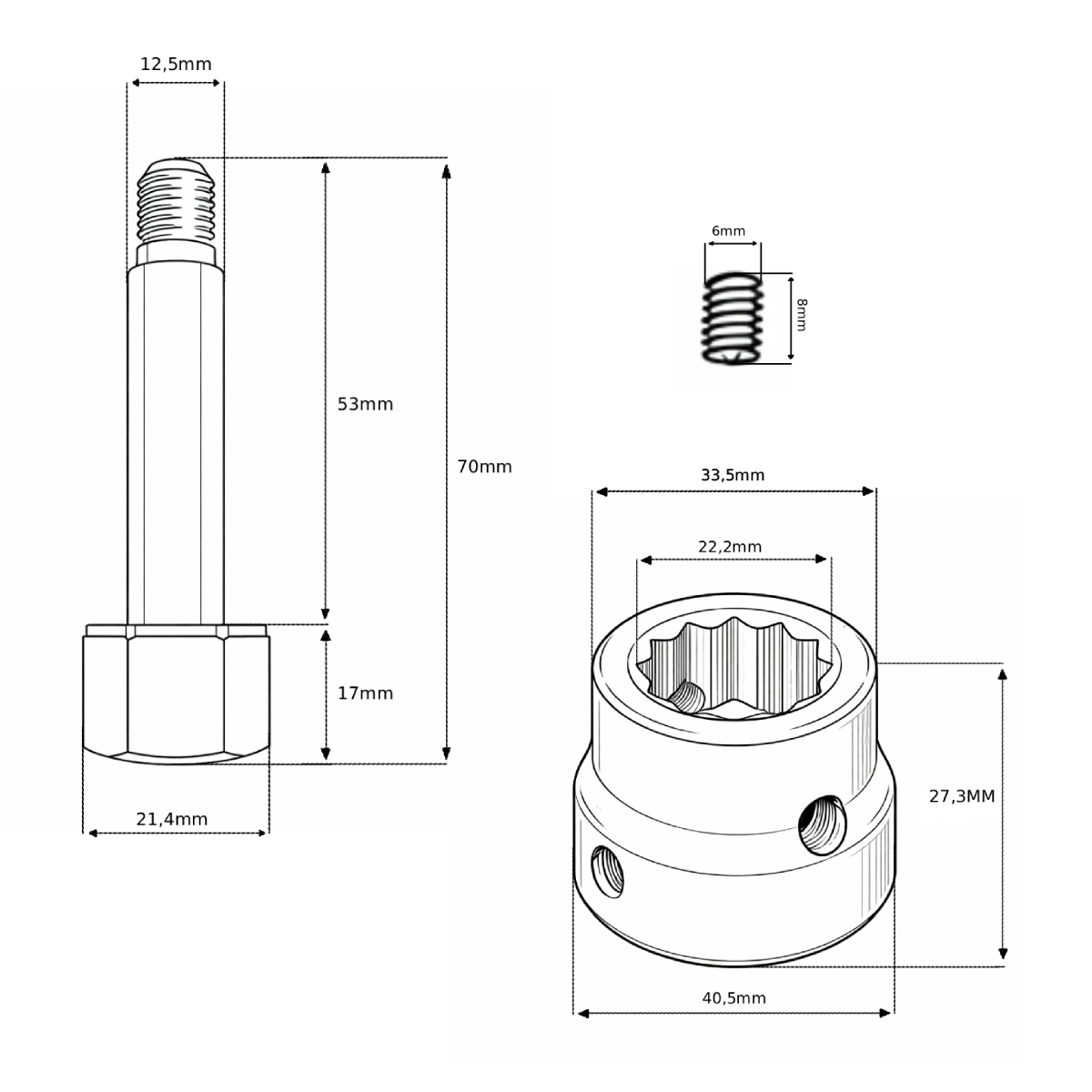 Kit Eixo Central E Acoplamento Liquidificador Ls4 A 10 - Imagem 5